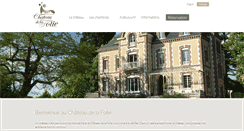 Desktop Screenshot of chateaudelafolie.com